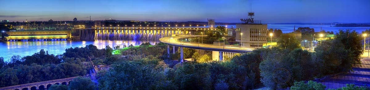 Украина Запорожская ГЭС