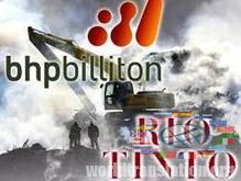 companies BHP Billiton, Rio Tinto