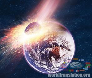 an asteroid Apophis, apocalypse, falling of an asteroid