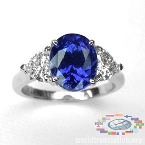 wedding rings with sapphire