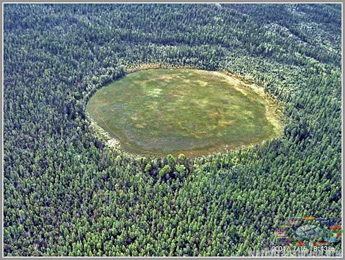 Tunguska meteorite crater