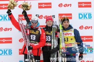 biathlon podium