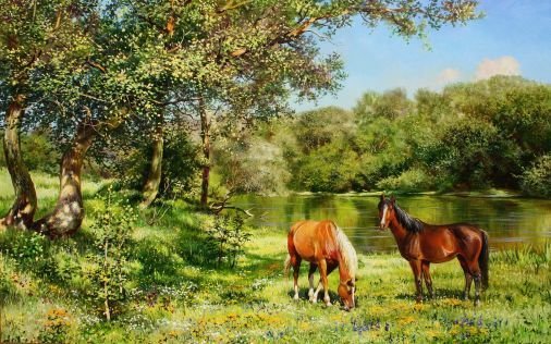 Картины с лошадьми